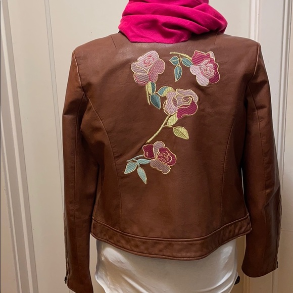 Guess GBrand Leather Jacket M - Picture 2 of 16